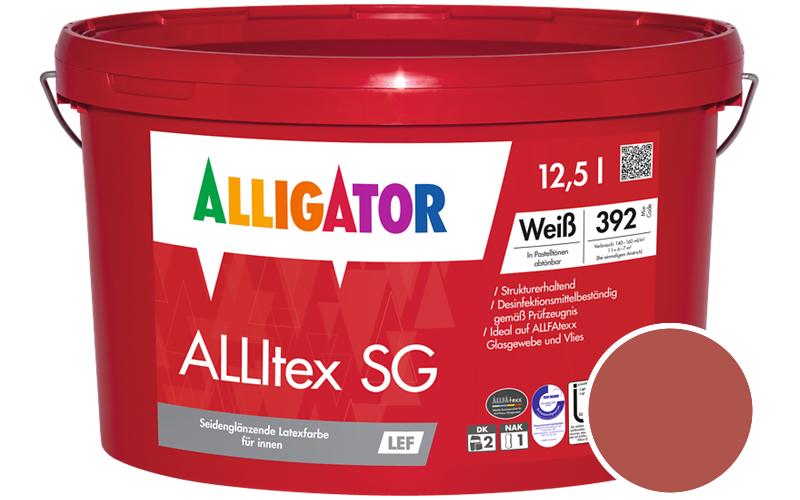 Alligator ALLItex SG 12,5L Getnt im Farbton RAL 3033 Perlrosa (ohne Perleffekt)