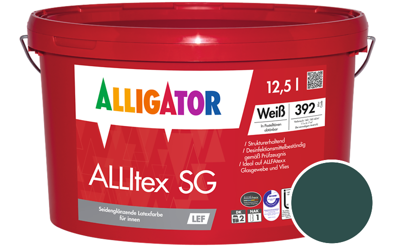 Alligator ALLItex SG 5L Innenfarbe / Getnt im Farbton RAL 6004 Blaugrn