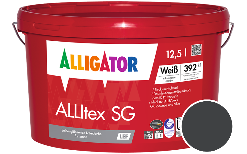 Alligator ALLItex SG 5L Innenfarbe / Getnt im Farbton RAL 7021 Schwarzgrau