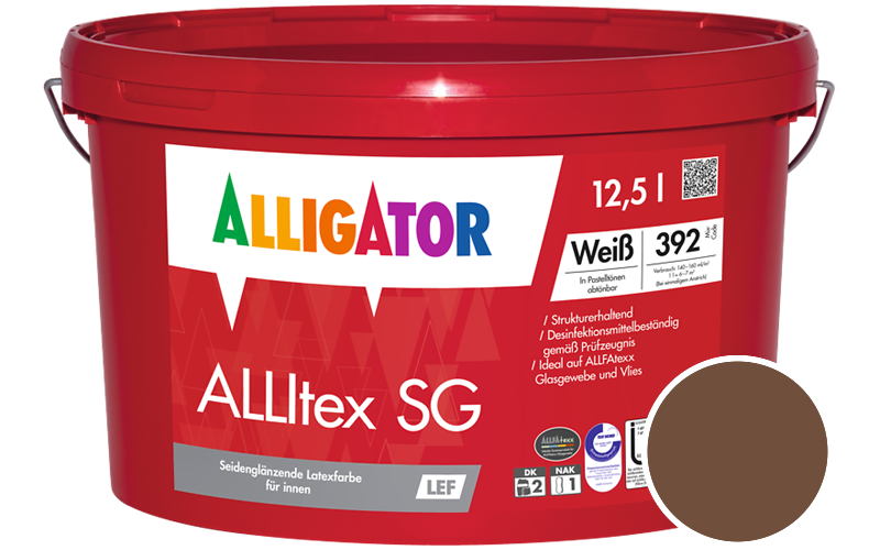 Alligator ALLItex SG 2,5L Innenfarbe / Getnt im Farbton RAL 8007 Rehbraun