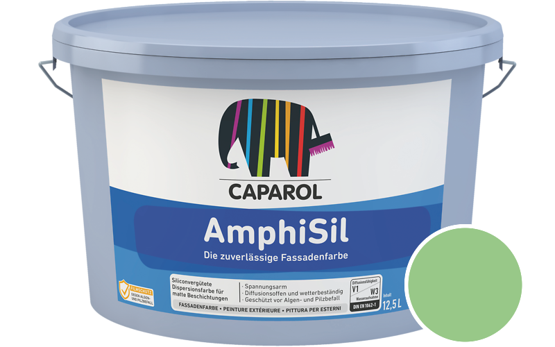 Caparol AmphiSil 2,5L Fassadenfarbe / Get�nt im Farbton Agave 140