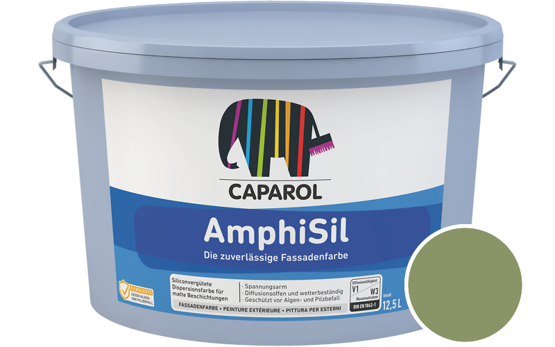 Caparol AmphiSil 12,5L Fassadenfarbe / Getnt im Farbton Amazonas 12