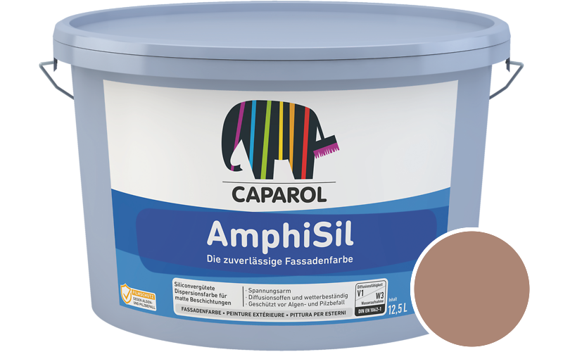 Caparol AmphiSil 12,5L Fassadenfarbe / Getnt im Farbton Aprico 65