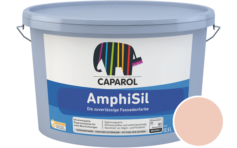 Caparol AmphiSil 12,5L Fassadenfarbe / Getnt im Farbton Aprico 90
