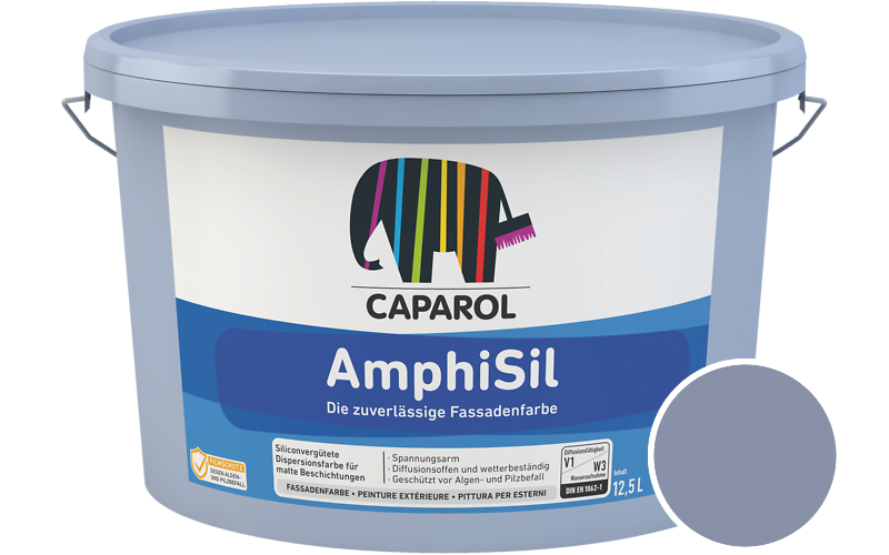 Caparol AmphiSil 2,5L Fassadenfarbe / Getnt im Farbton Aquarell 70