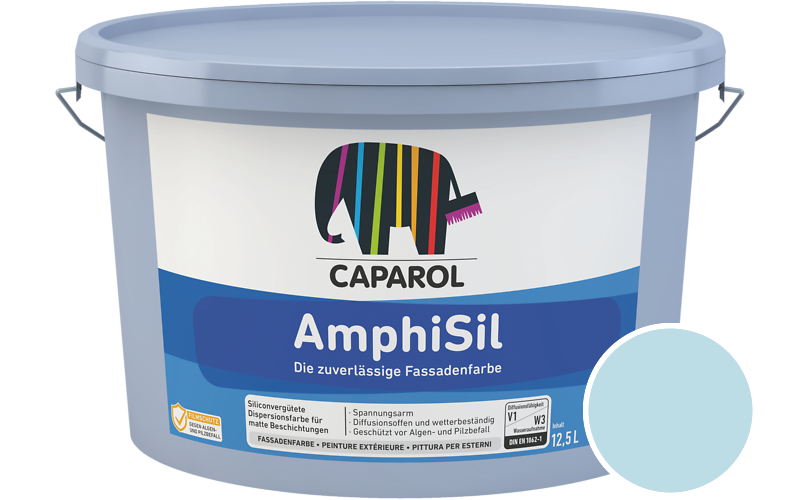 Caparol AmphiSil 2,5L Fassadenfarbe / Get�nt im Farbton Arctis 120