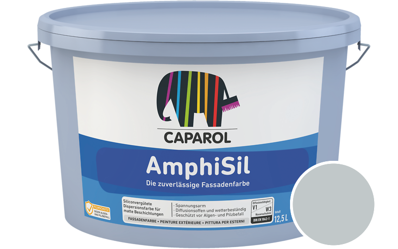 Caparol AmphiSil 12,5L Fassadenfarbe / Getnt im Farbton Arctis 55