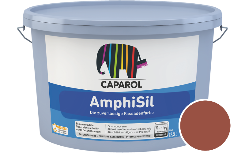 Caparol AmphiSil 2,5L Fassadenfarbe / Getnt im Farbton Cameo 125