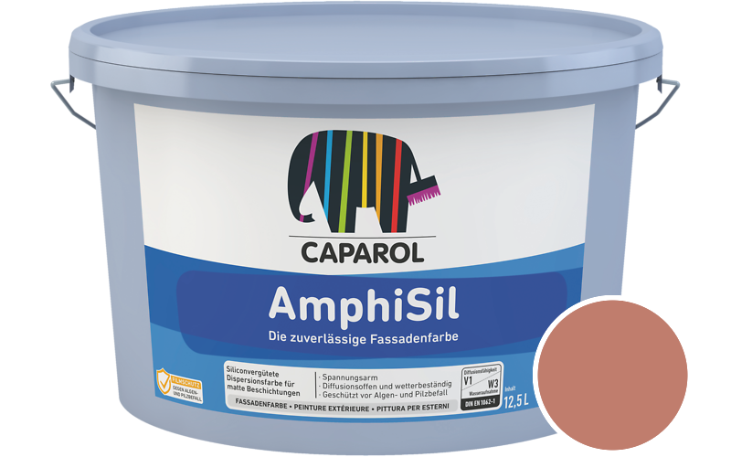 Caparol AmphiSil 2,5L Fassadenfarbe / Getnt im Farbton Cameo 135