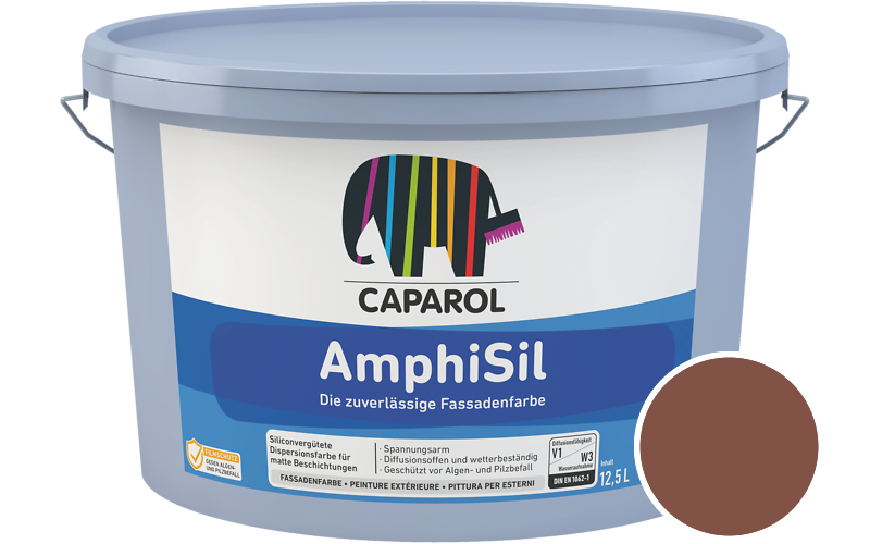 Caparol AmphiSil 2,5L Fassadenfarbe / Getnt im Farbton Cameo 95
