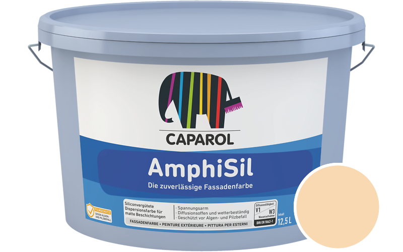 Caparol AmphiSil 12,5L Fassadenfarbe / Getnt im Farbton Caramel 120