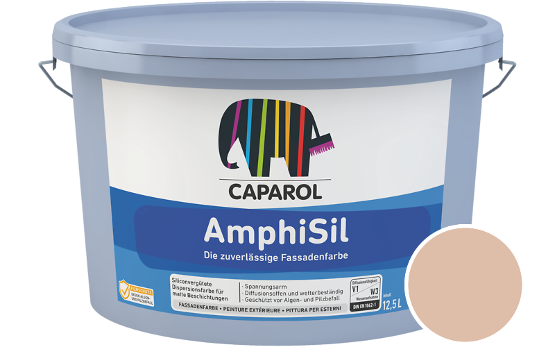 Caparol AmphiSil 2,5L Fassadenfarbe / Getönt im Farbton Ceramic 50