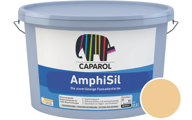 Caparol AmphiSil 2,5L Fassadenfarbe / Getnt im Farbton Cognac 14