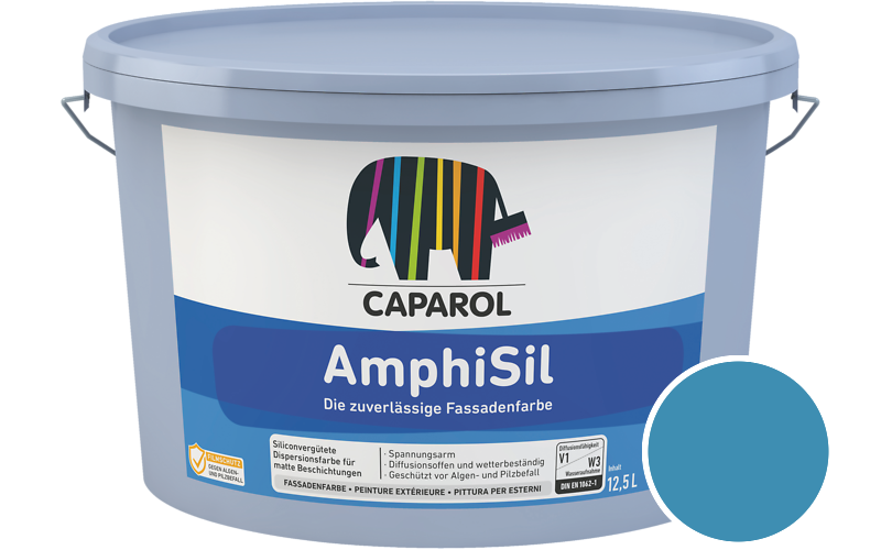 Caparol AmphiSil 12,5L Fassadenfarbe / Getnt im Farbton Donau 12