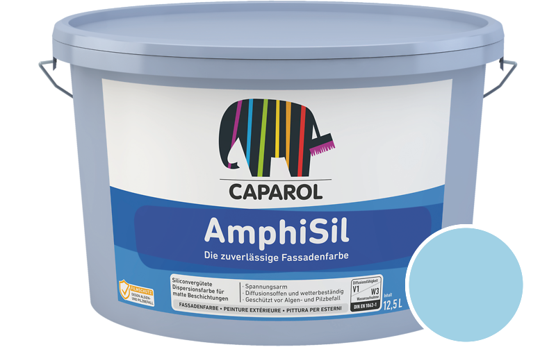 Caparol AmphiSil 12,5L Fassadenfarbe / Getnt im Farbton Donau 15