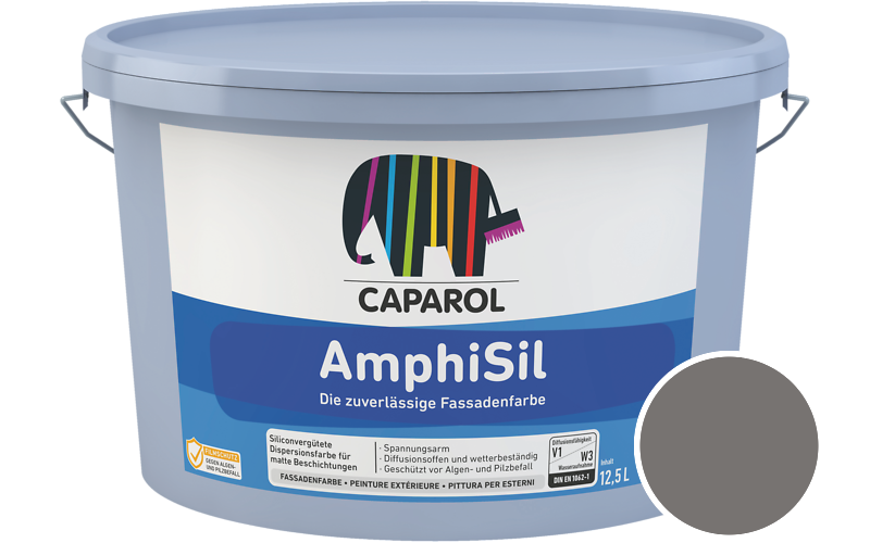 Caparol AmphiSil 12,5L Fassadenfarbe / Getnt im Farbton Ferro 20