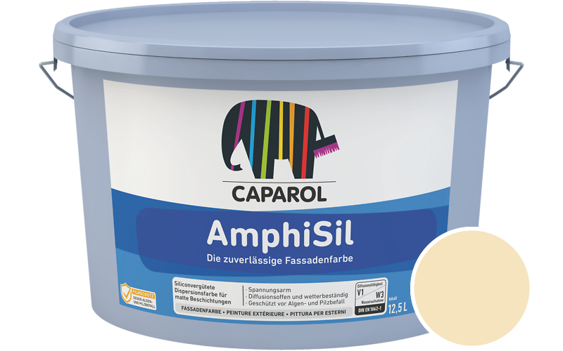 Caparol AmphiSil 2,5L Fassadenfarbe / Getnt im Farbton Gobi 16