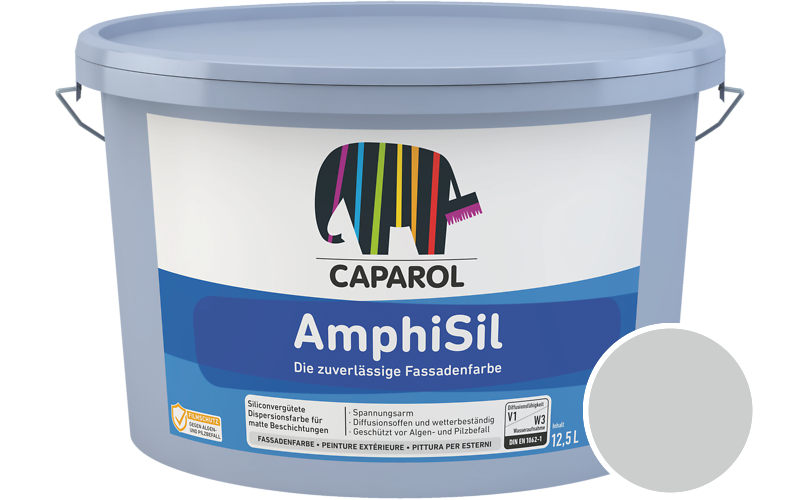 Caparol AmphiSil 12,5L Fassadenfarbe / Getnt im Farbton Graphit 15