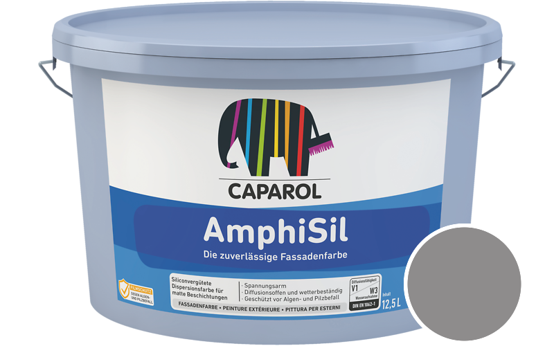 Caparol AmphiSil 12,5L Fassadenfarbe / Get�nt im Farbton Grau 10