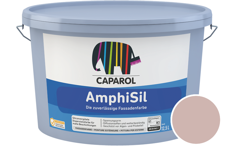 Caparol AmphiSil 2,5L Fassadenfarbe / Getnt im Farbton Grenadin 85