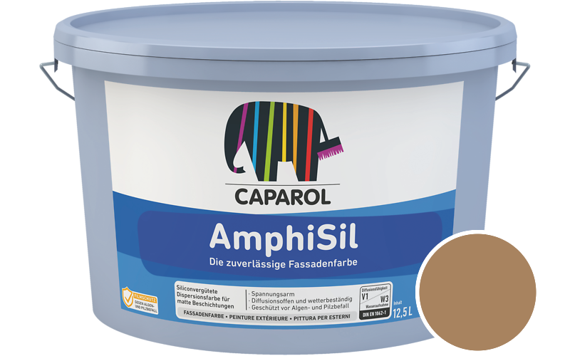 Caparol AmphiSil 12,5L Fassadenfarbe / Getnt im Farbton Havanna 12