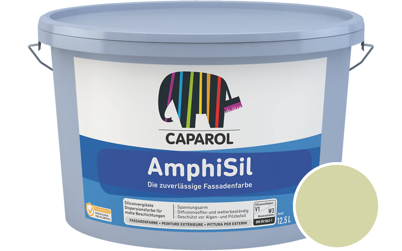 Caparol AmphiSil 2,5L Fassadenfarbe / Getnt im Farbton Jade 110