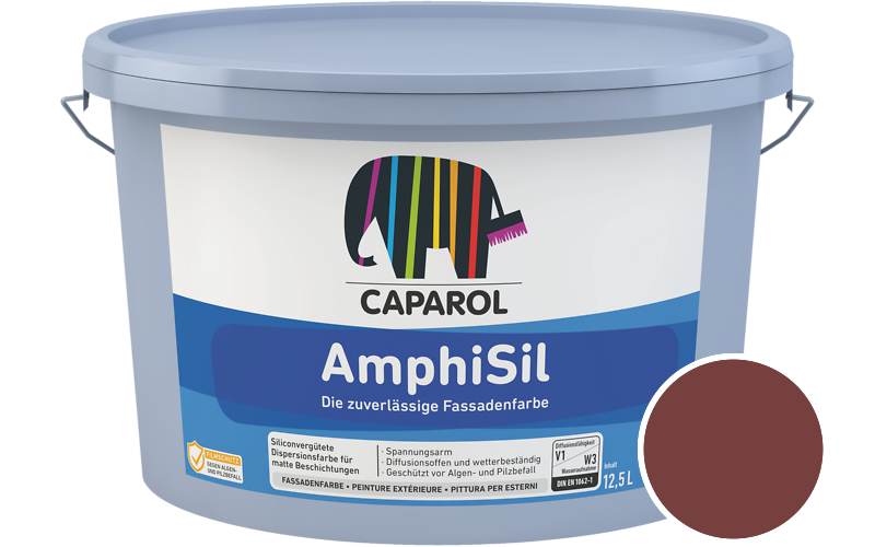 Caparol AmphiSil 12,5L Fassadenfarbe / Getnt im Farbton Korall 125