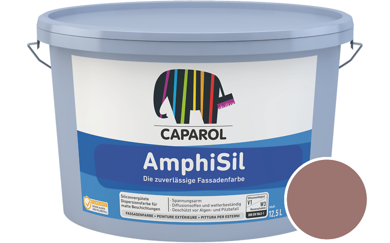 Caparol AmphiSil 12,5L Fassadenfarbe / Get�nt im Farbton Korall 70