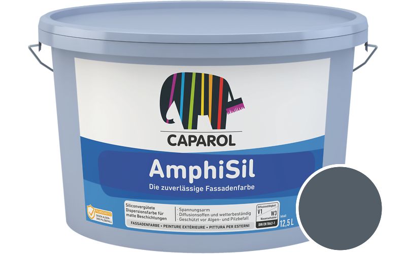 Caparol AmphiSil 12,5L Fassadenfarbe / Getnt im Farbton Lago 10