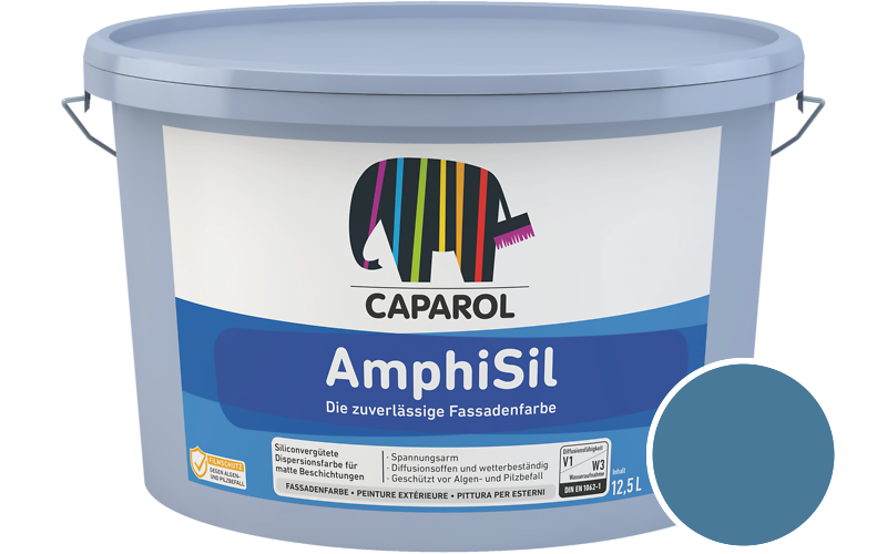 Caparol AmphiSil 12,5L Fassadenfarbe / Getnt im Farbton Lago 100