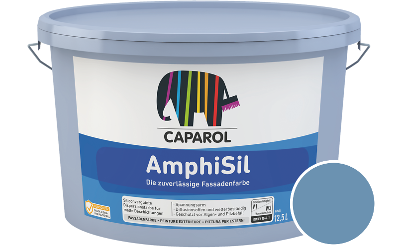 Caparol AmphiSil 12,5L Fassadenfarbe / Getnt im Farbton Lago 105