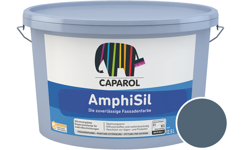 Caparol AmphiSil 12,5L Fassadenfarbe / Getnt im Farbton Lago 40