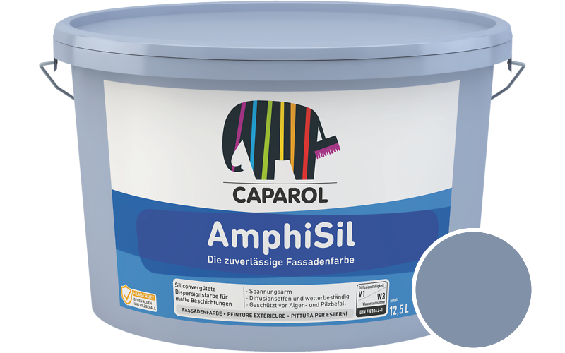 Caparol AmphiSil 2,5L Fassadenfarbe / Getnt im Farbton Lazur 140