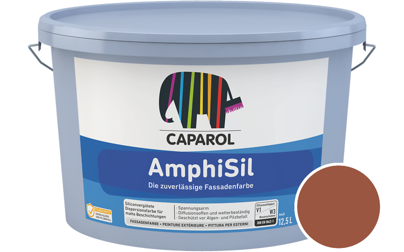 Caparol AmphiSil 2,5L Fassadenfarbe / Getnt im Farbton Madeira 0