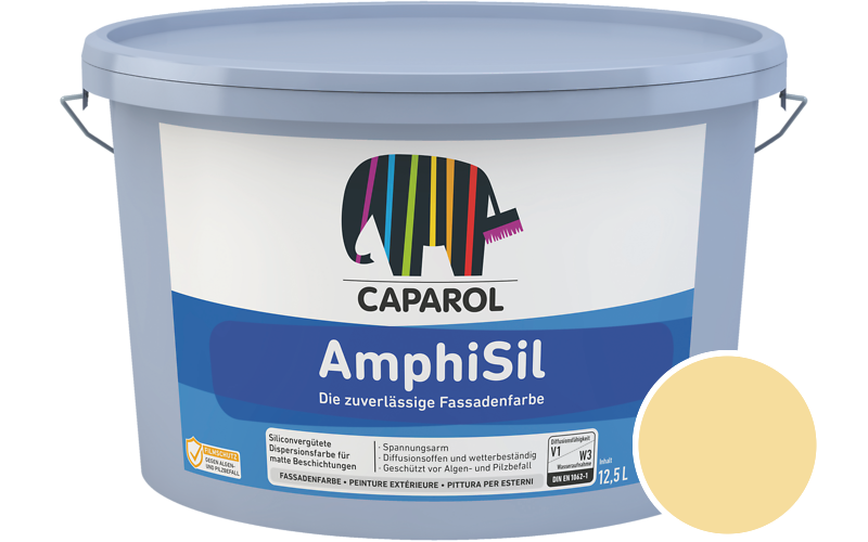 Caparol AmphiSil 12,5L Fassadenfarbe / Getnt im Farbton Mais 14