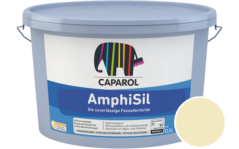 Caparol AmphiSil 2,5L Fassadenfarbe / Getnt im Farbton Melisse 120