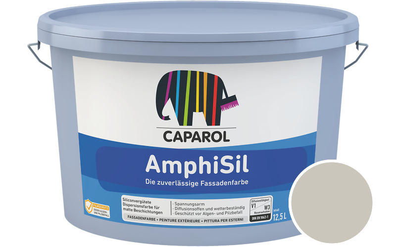 Caparol AmphiSil 2,5L Fassadenfarbe / Getnt im Farbton Melisse 5
