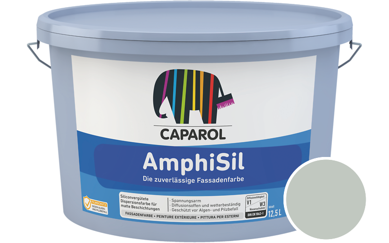 Caparol AmphiSil 12,5L Fassadenfarbe / Getönt im Farbton Mint 15