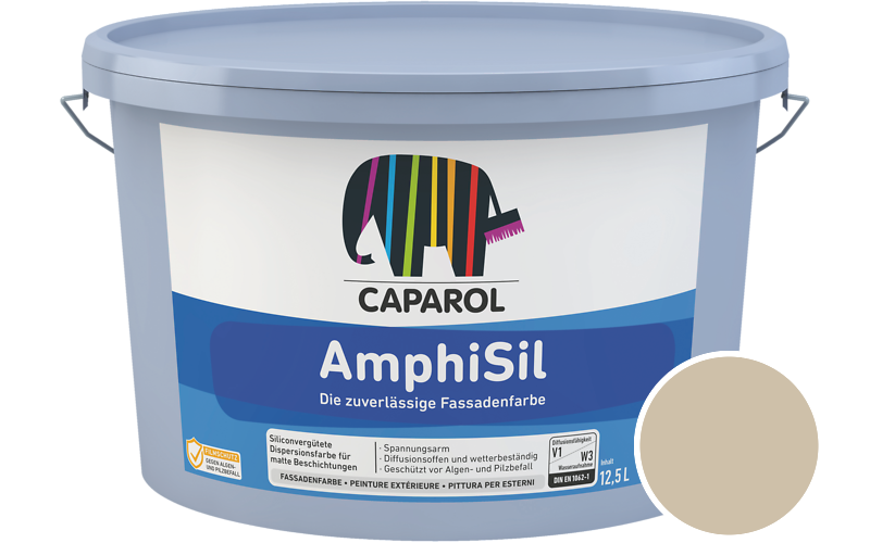 Caparol AmphiSil 12,5L Fassadenfarbe / Getnt im Farbton Muskat 14