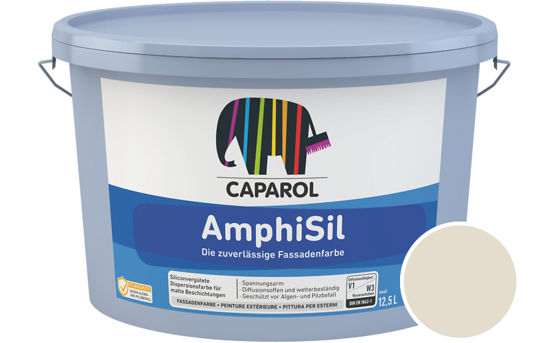 Caparol AmphiSil 12,5L Fassadenfarbe / Getnt im Farbton Muskat 16