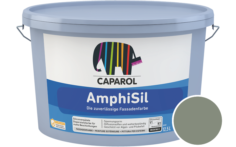 Caparol AmphiSil 12,5L Fassadenfarbe / Getnt im Farbton Oase 5