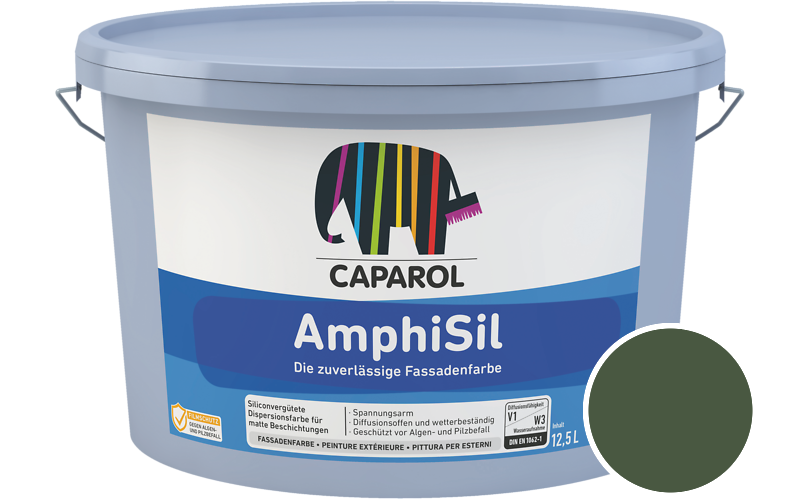 Caparol AmphiSil 12,5L Fassadenfarbe / Getönt im Farbton Oase 65