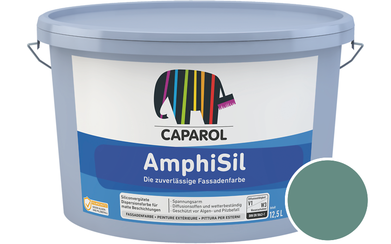 Caparol AmphiSil 2,5L Fassadenfarbe / Getnt im Farbton Odenwald 12