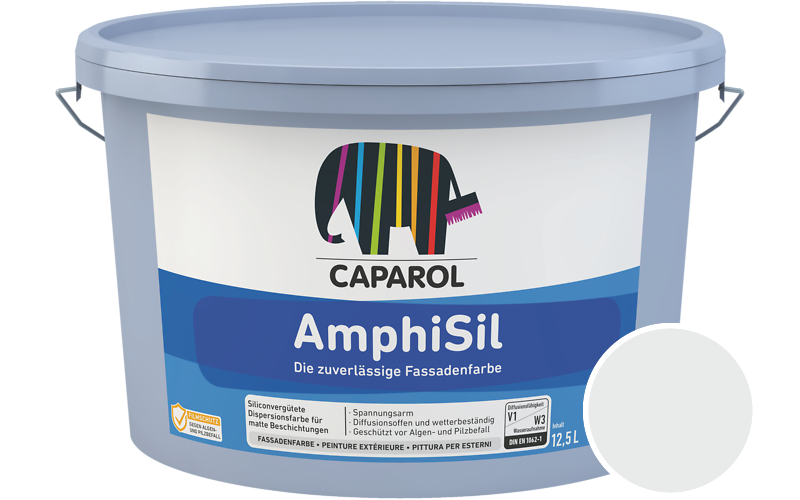 Caparol AmphiSil 2,5L Fassadenfarbe / Getnt im Farbton Off White 50