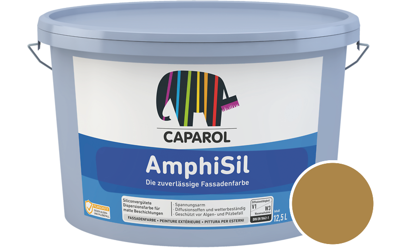 Caparol AmphiSil 2,5L Fassadenfarbe / Getnt im Farbton Palazzo 250