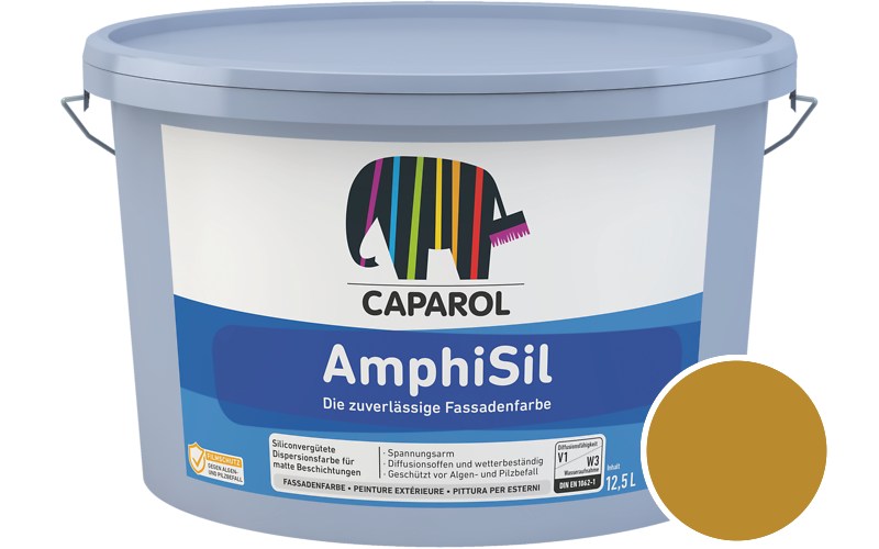Caparol AmphiSil 2,5L Fassadenfarbe / Getnt im Farbton Palazzo 335