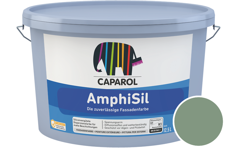 Caparol AmphiSil 12,5L Fassadenfarbe / Getnt im Farbton Palm 25