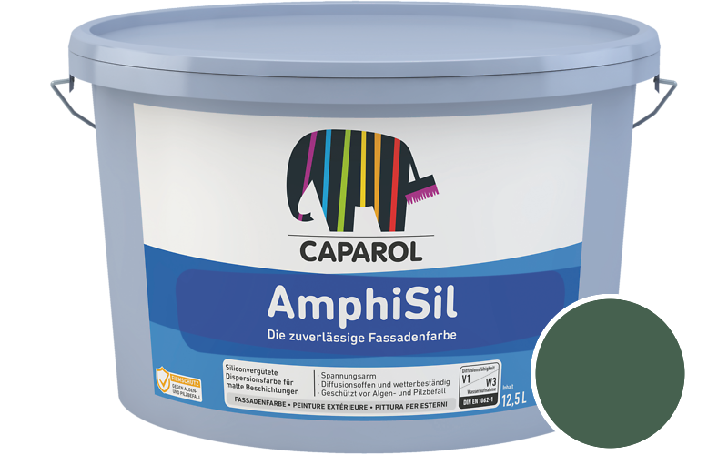 Caparol AmphiSil 12,5L Fassadenfarbe / Getnt im Farbton Palm 45