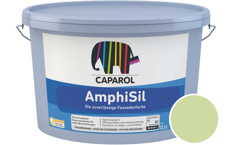 Caparol AmphiSil 2,5L Fassadenfarbe / Getnt im Farbton Pinie 115