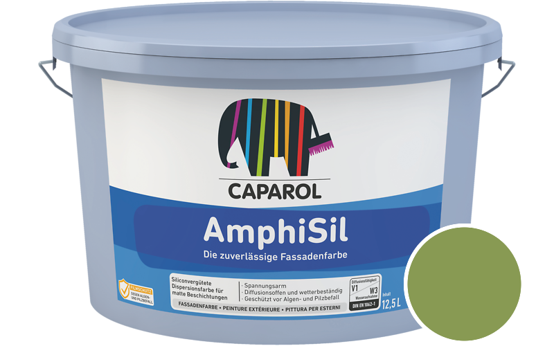 Caparol AmphiSil 2,5L Fassadenfarbe / Get�nt im Farbton Pinie 70